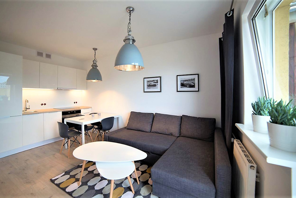 wytworny salon w luksusowym apartamencie do sprzedaży w Szczecinie