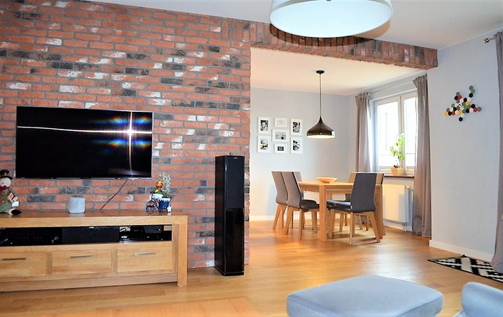 prestiżowy salon w ekskluzywnym apartamencie do sprzedaży w Szczecinie