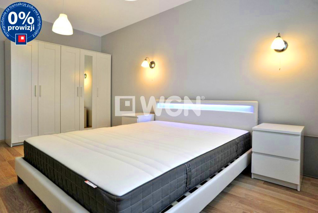 prywatna, zaciszna sypialnia w luksusowym apartamencie w Katowicach na wynajem