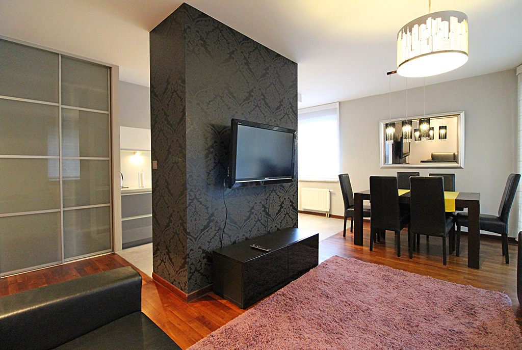 nowoczesne wnętrze ekskluzywnego apartamentu do wynajęcia w Krakowie