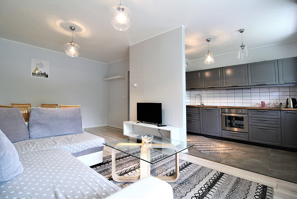 nowoczesne wnętrze ekskluzywnego apartamentu do wynajęcia w Krakowie