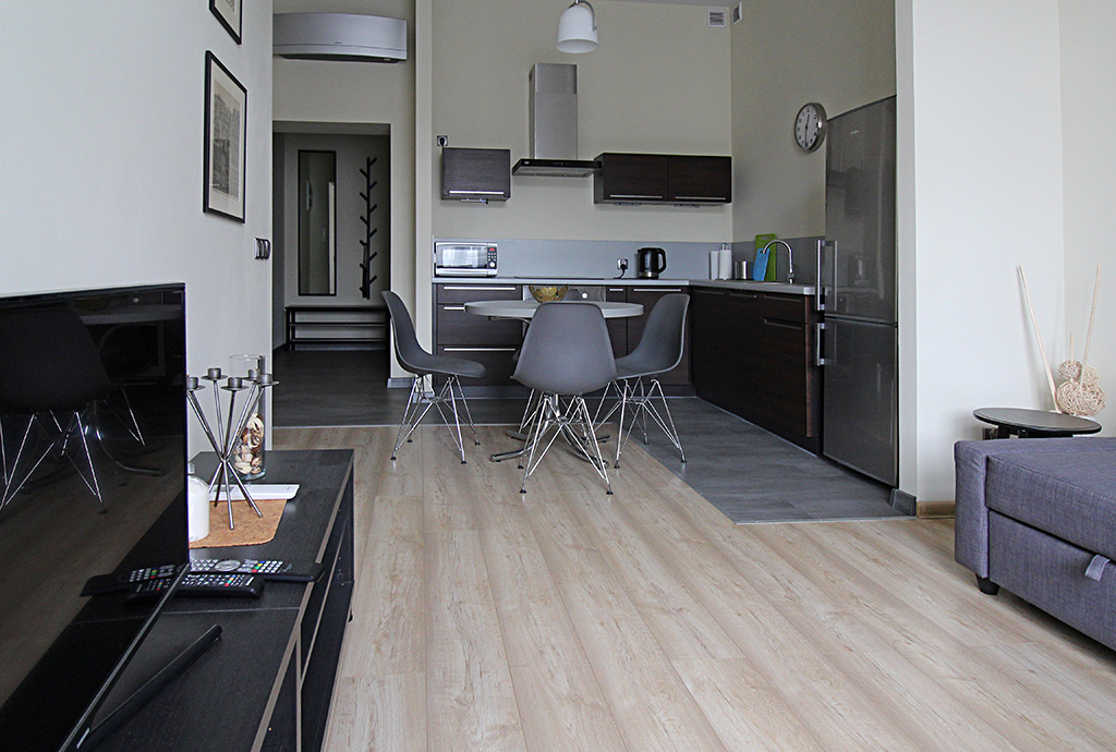 nowoczesne wnętrze ekskluzywnego apartamentu do wynajęcia w Krakowie