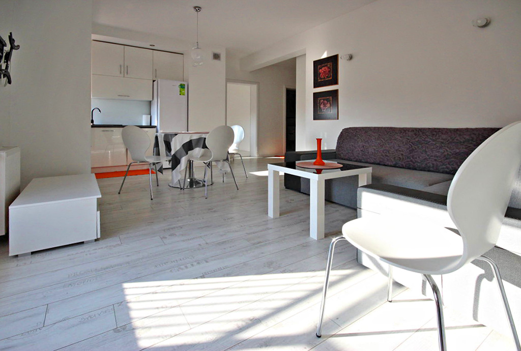 nowoczesne wnętrze luksusowego apartamentu do wynajęcia w Szczecinie