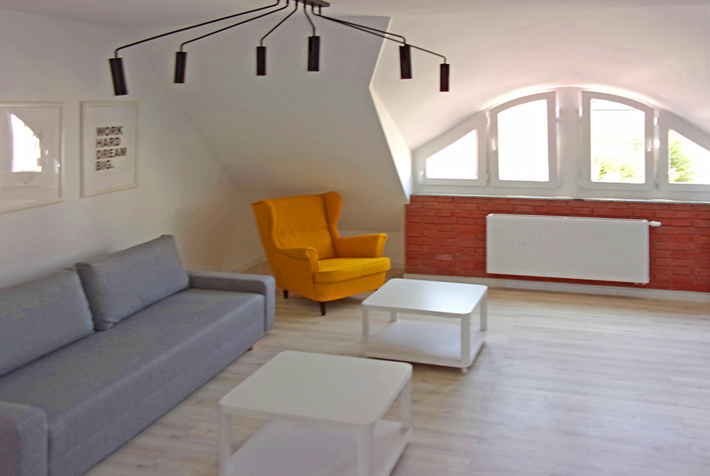 wysoki standard wnętrza ekskluzywnego apartamentu do wynajęcia w okolicach Legnicy