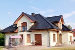 widok od strony ogrodu na ekskluzywna willę do sprzedaży w Gorzowie Wielkopolskim