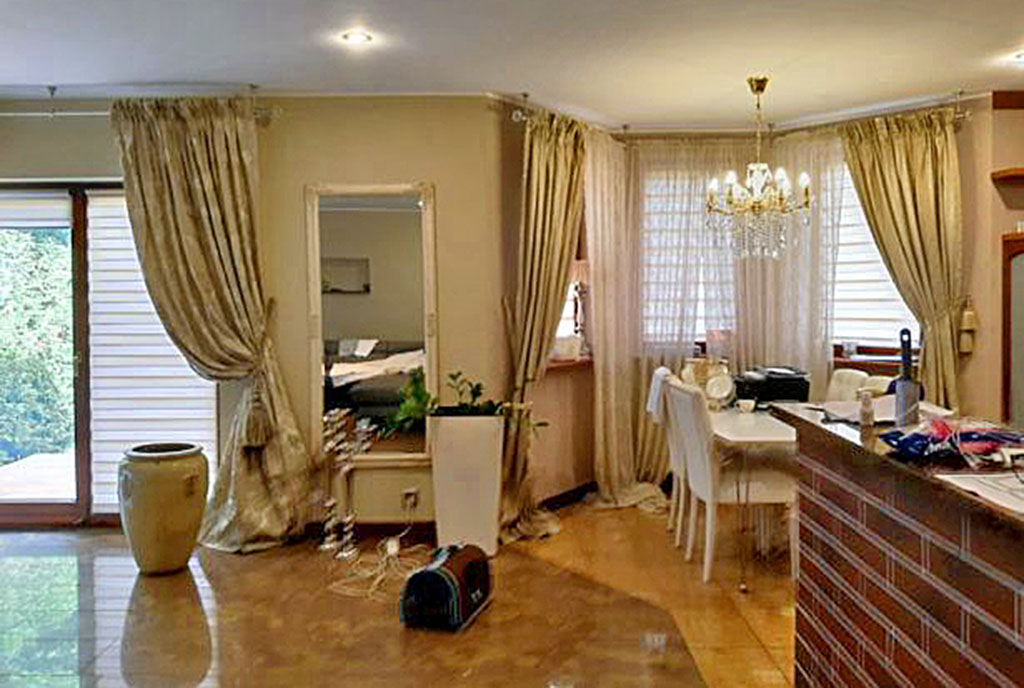 stylowe wnętrze ekskluzywnej willi do wynajęcia w Szczecinie