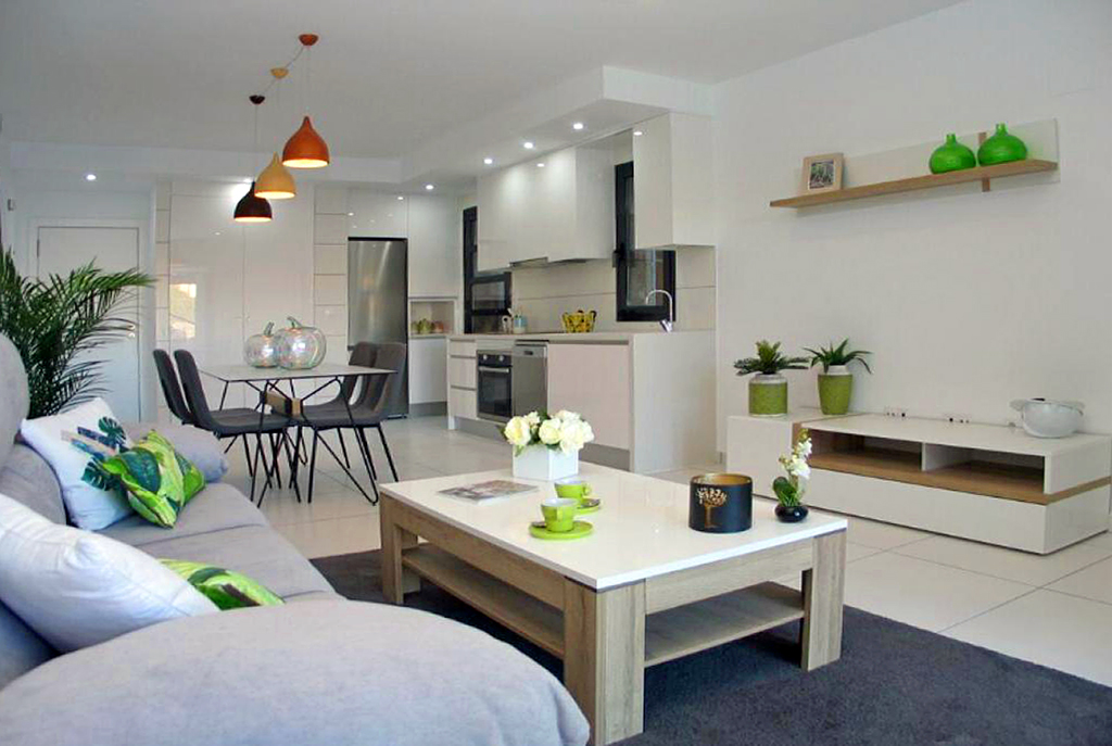 prestiżowe wnętrze ekskluzywnego apartamentu do sprzedaży w Hiszpanii (Orihuela Costa)