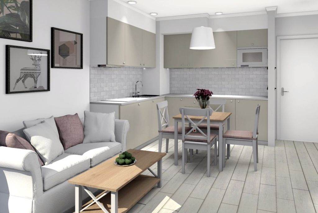 nowoczesne wnętrze ekskluzywnego apartamentu do sprzedaży w Szczecinie