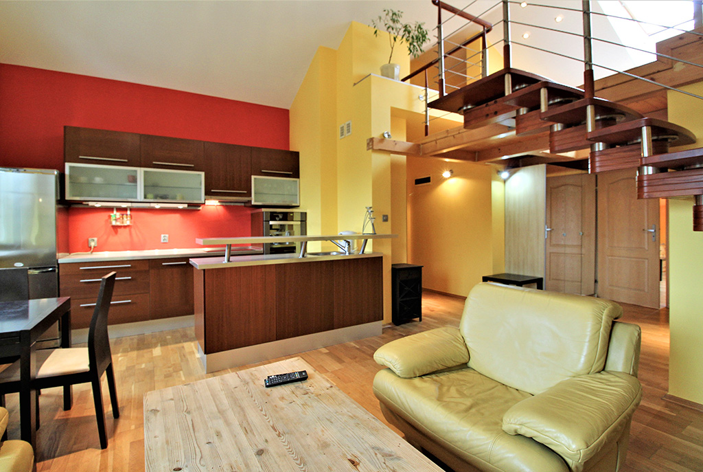 nowoczesne i prestiżowe wnętrze ekskluzywnego apartamentu do wynajęcia w Krakowie