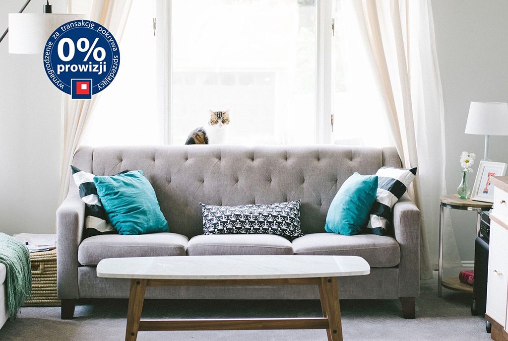 fragment ekskluzywnego salonu w luksusowym apartamencie do sprzedaży w Krakowie