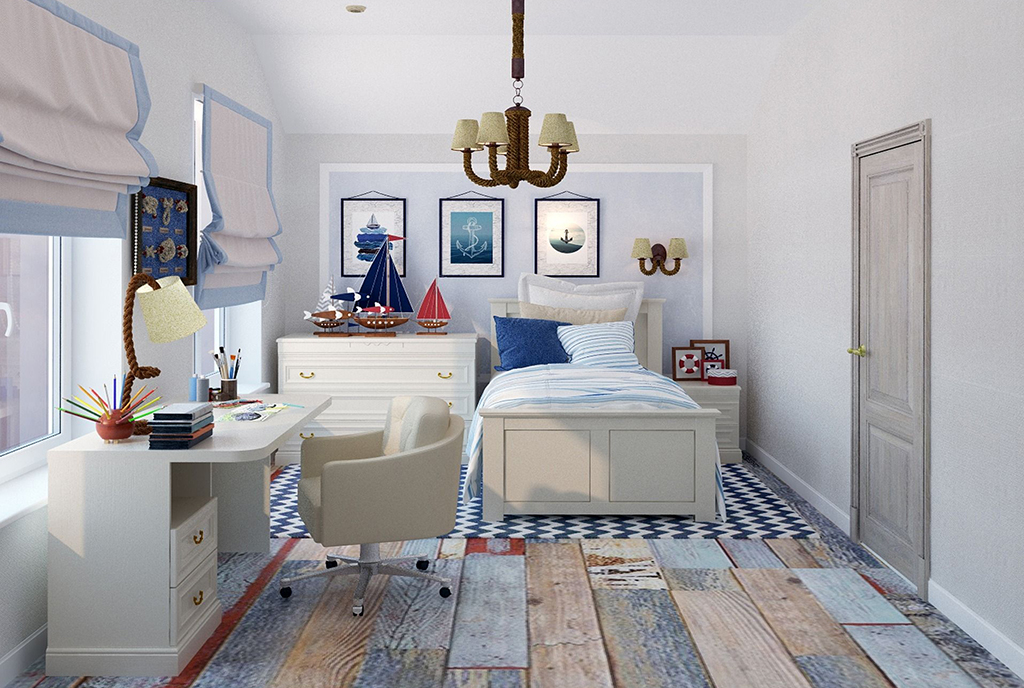 stylowa sypialnia w ekskluzywnym apartamencie do sprzedaży w Krakowie