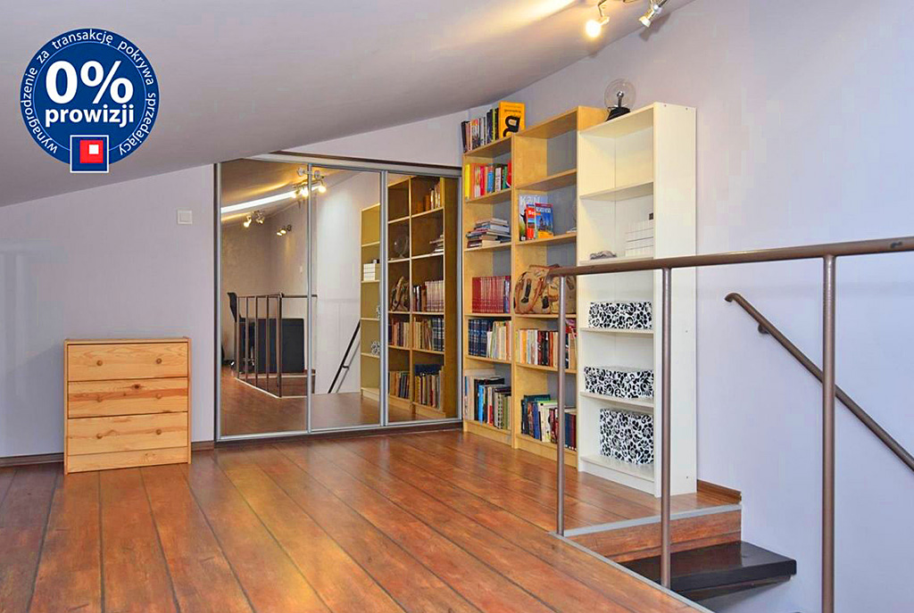 fragment antresoli w luksusowym apartamencie w Lublinie na sprzedaż