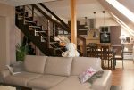 prestiżowy salon w ekskluzywnym apartamencie do sprzedaży w okolicach Legnicy