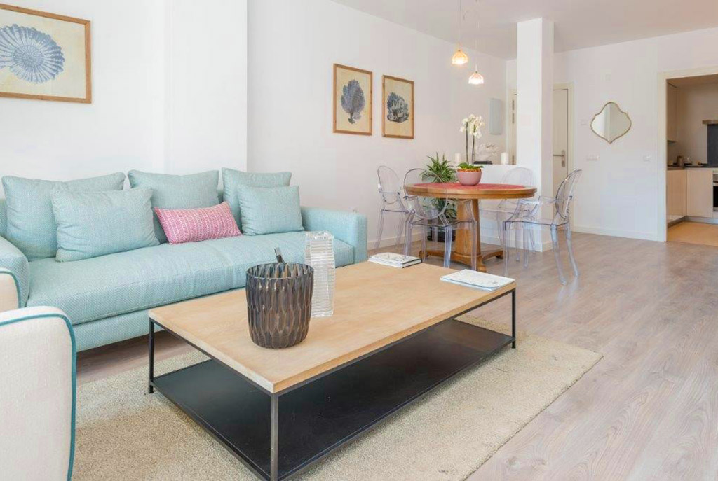 fragment komfortowego wnętrza ekskluzywnego apartamentu do sprzedaży Hiszpania