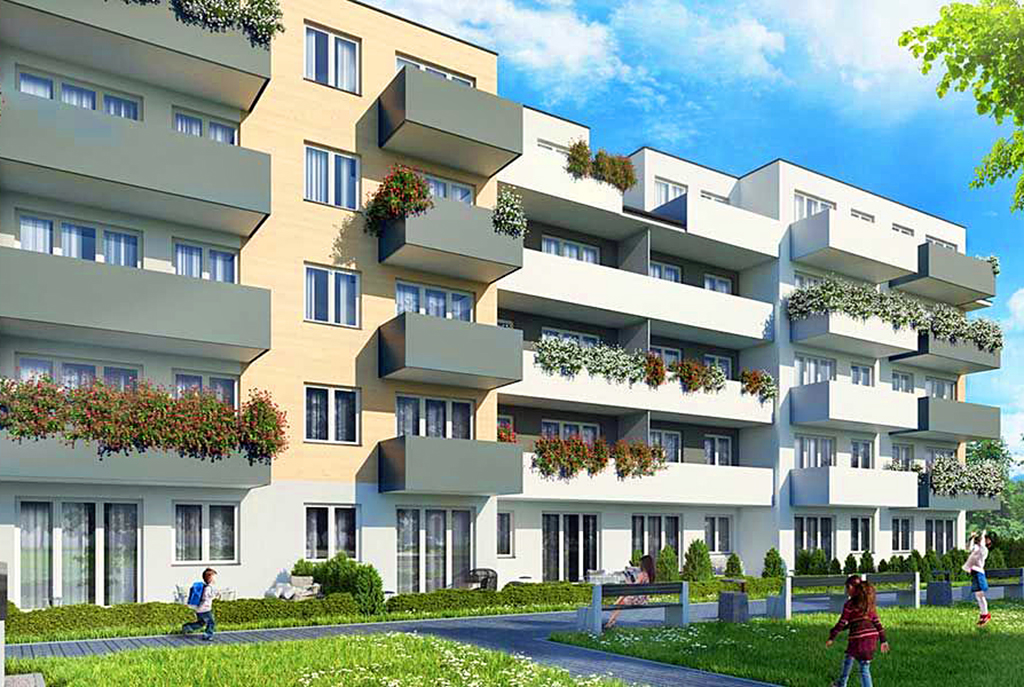 apartamentowiec w Krakowie, w którym mieści się oferowany na sprzedaż ekskluzywny apartament