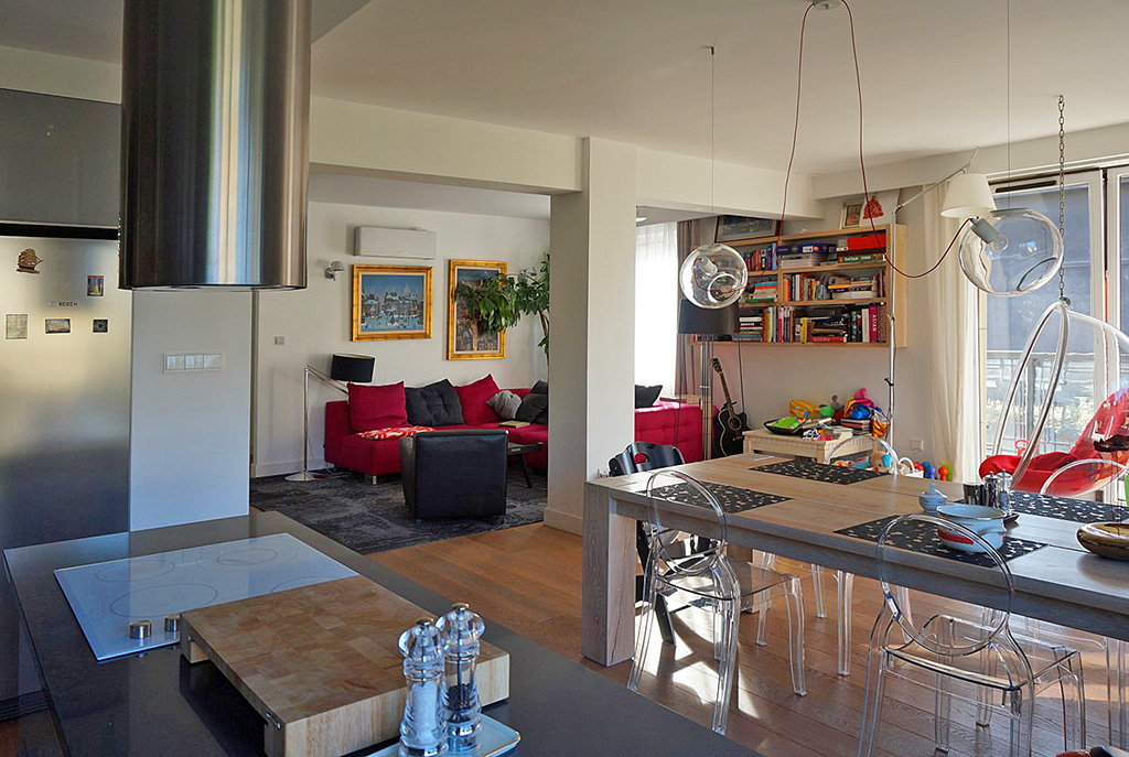 przestronne wnętrze luksusowego apartamentu do sprzedaży Wrocław