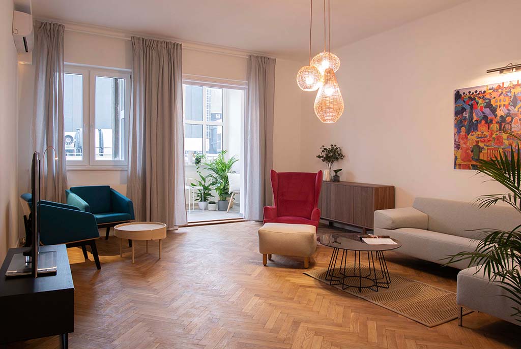 prestiżowy salon w ekskluzywnym apartamencie do sprzedaży Katowice
