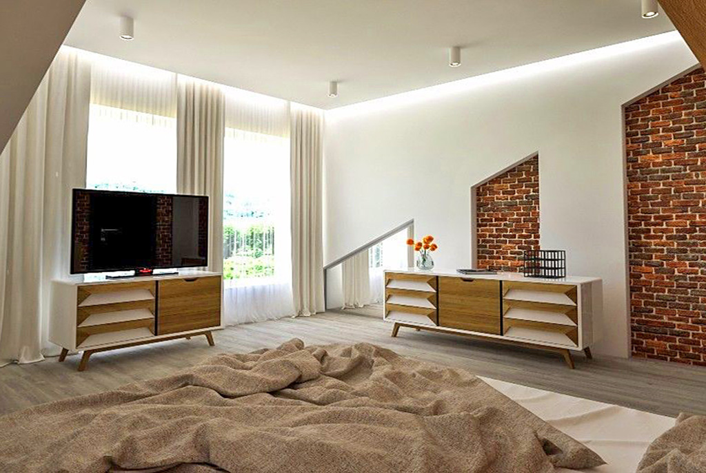 jeden z komfortowych pokoi w luksusowym apartamencie do sprzedaży Kraków