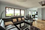 ekskluzywne wnętrze salonu w luksusowym apartamencie do sprzedaży Szczecin