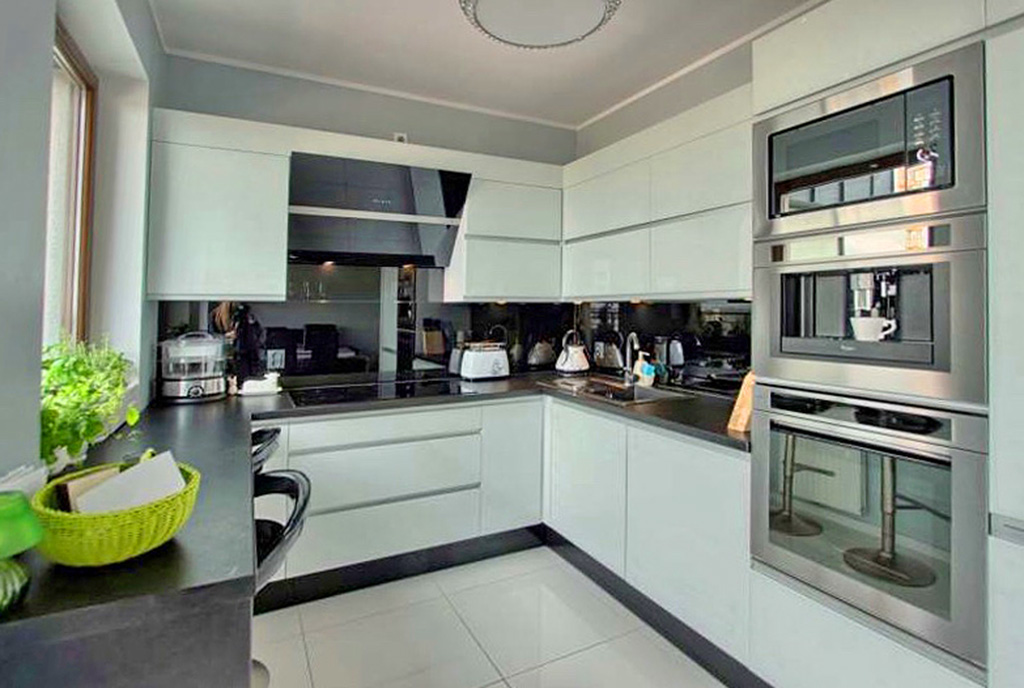 nowoczesna kuchnia w luksusowym apartamencie na sprzedaż Szczecin