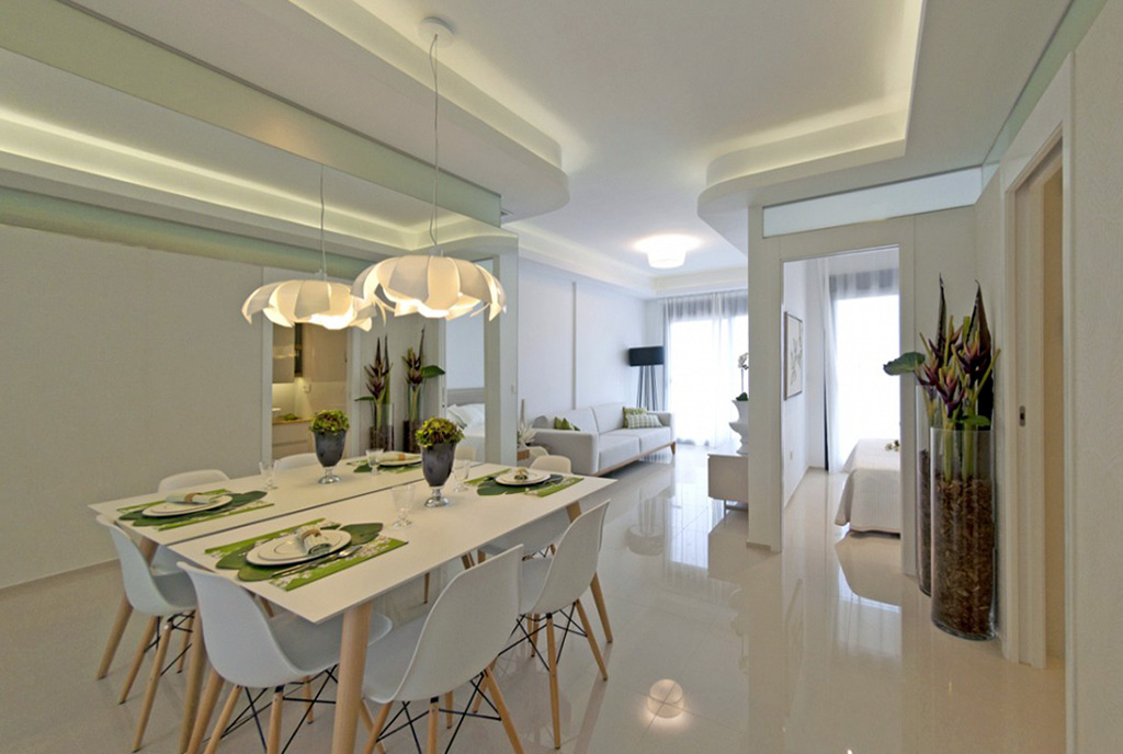nowoczesne wnętrze ekskluzywnego apartamentu do sprzedaży Hiszpania (Costa Blanca, Orihuela Costa)