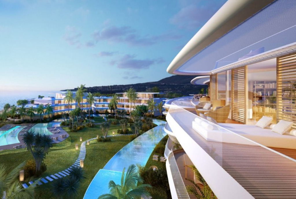taras przy ekskluzywnym apartamencie do sprzedaży Hiszpania (Estepona, Malaga)