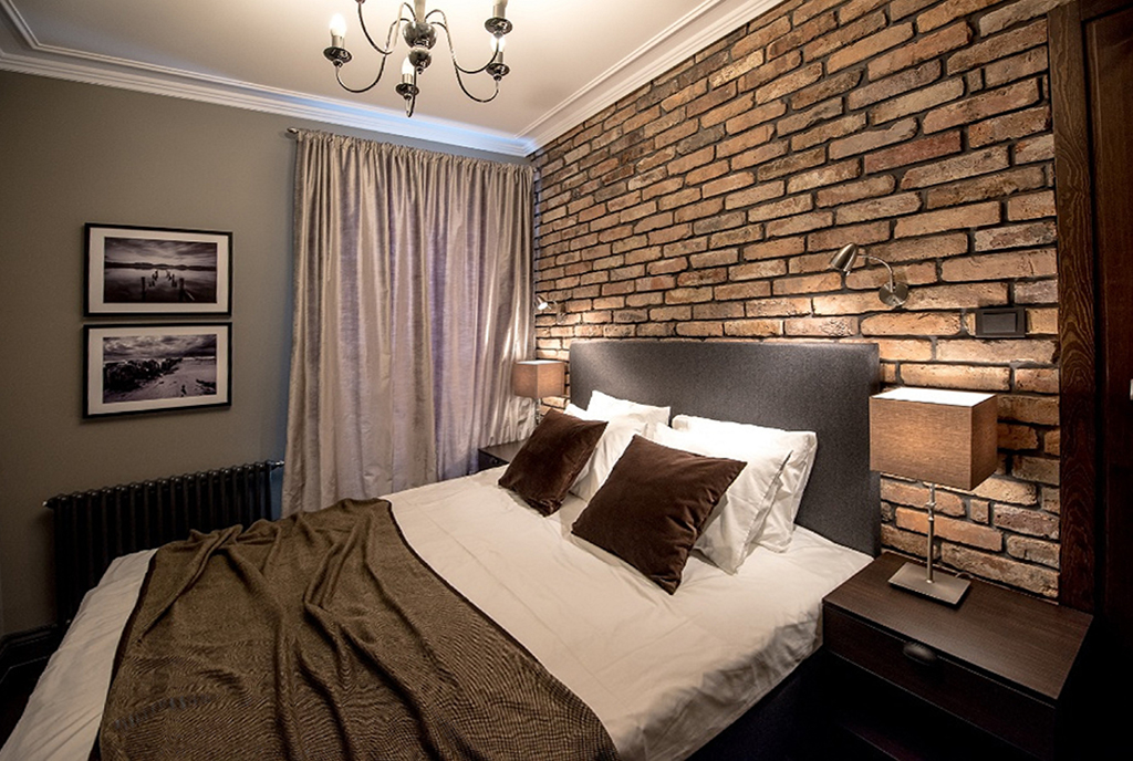 elegancka i prestiżowa sypialnia w luksusowym apartamencie na wynajem Kraków