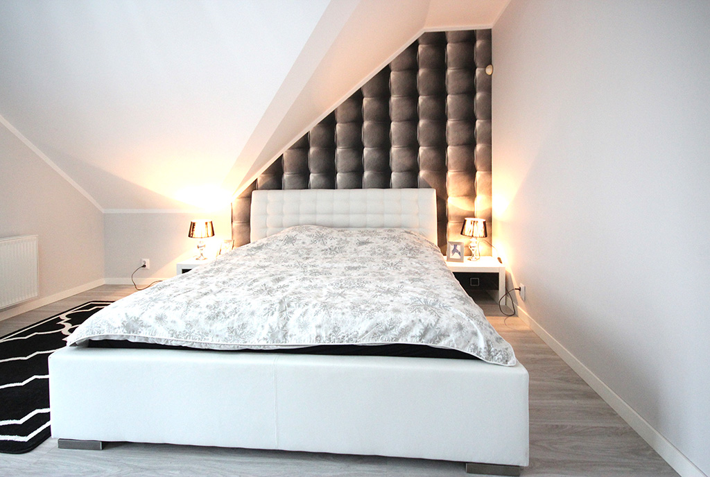 prywatna, zaciszna sypialnia w ekskluzywnym apartamencie do sprzedaży Szczecin (okolice)