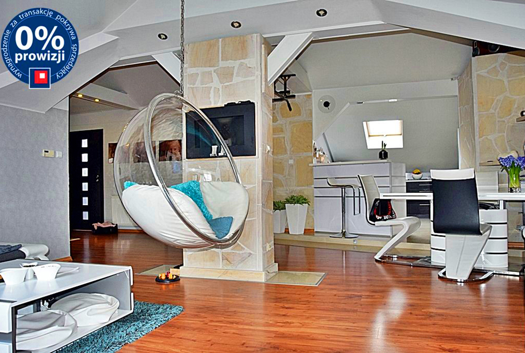 nowoczesny salon w luksusowym apartamencie do sprzedaży Bolesławiec