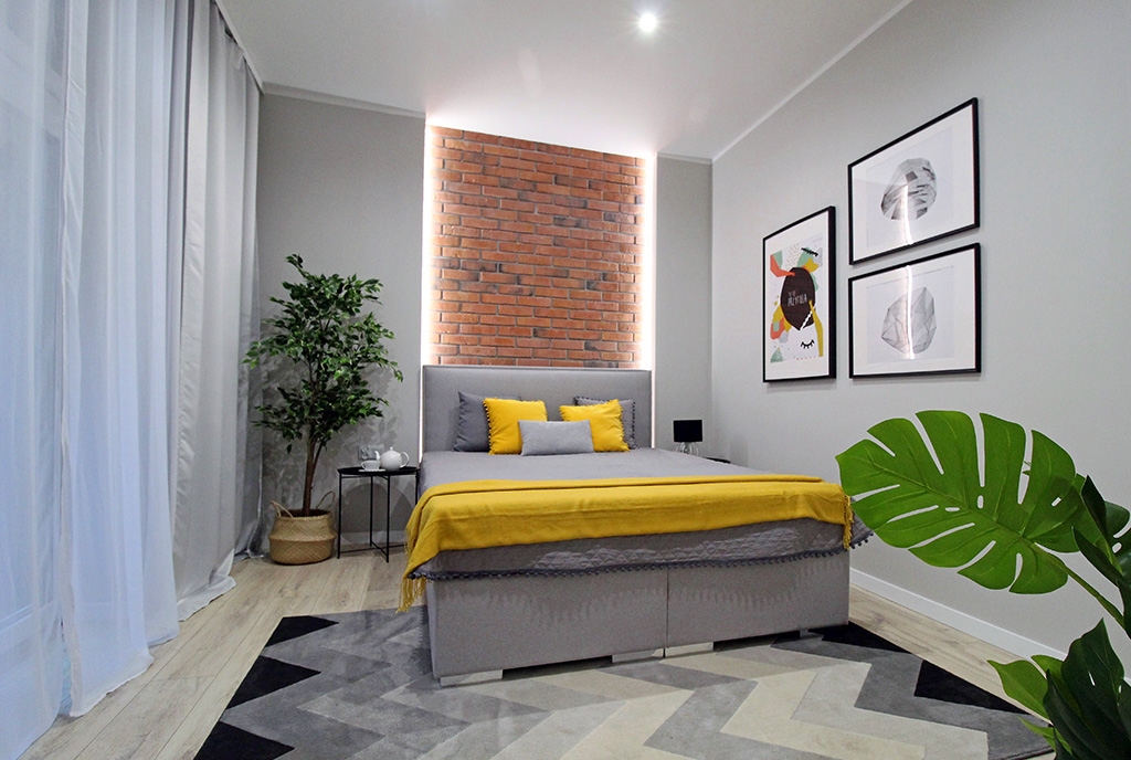 prywatna, zaciszna sypialnia w ekskluzywnym apartamencie na sprzedaż Kraków