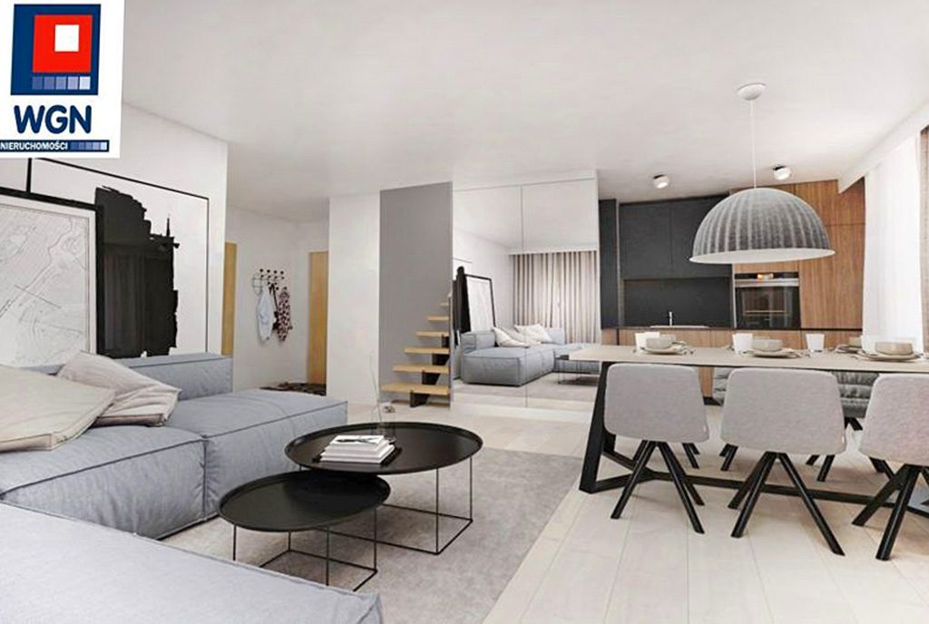 komfortowe, zaprojektowane w nowoczesnym designie wnętrze ekskluzywnego apartamentu do sprzedaży Gdańsk