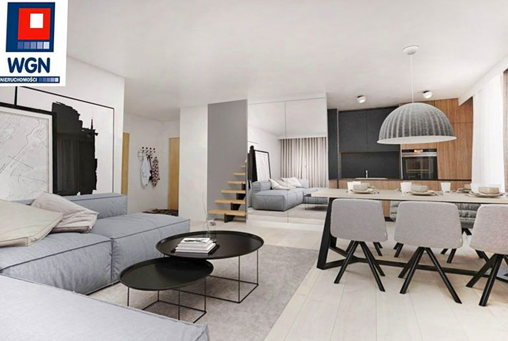 komfortowe, zaprojektowane w nowoczesnym designie wnętrze ekskluzywnego apartamentu do sprzedaży Gdańsk