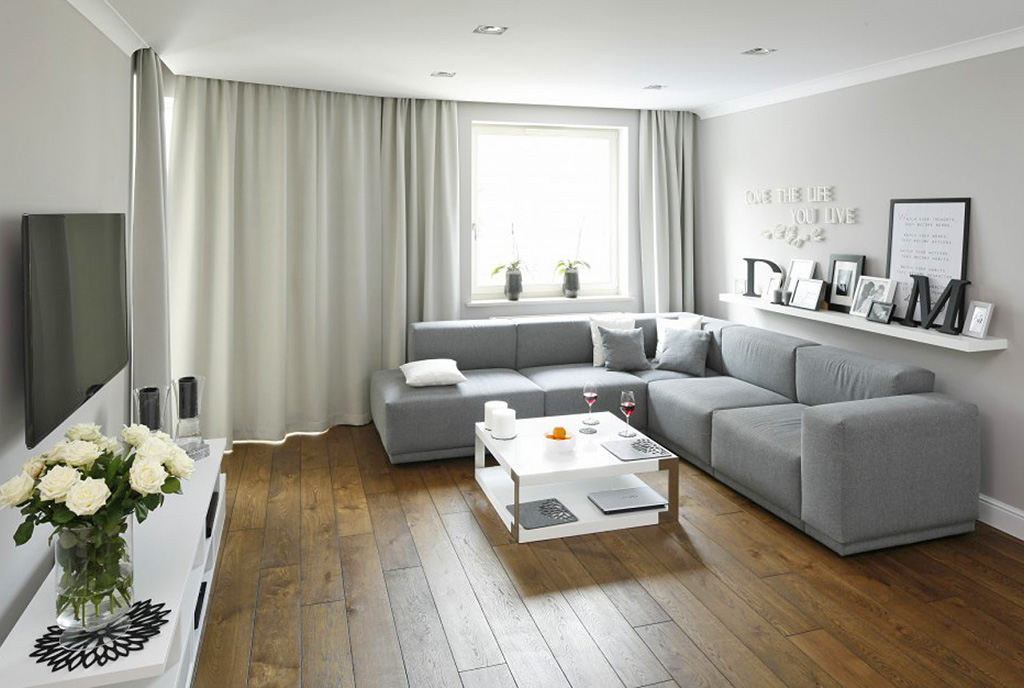 luksusowy salon w ekskluzywnym apartamencie do sprzedaży Grudziądz