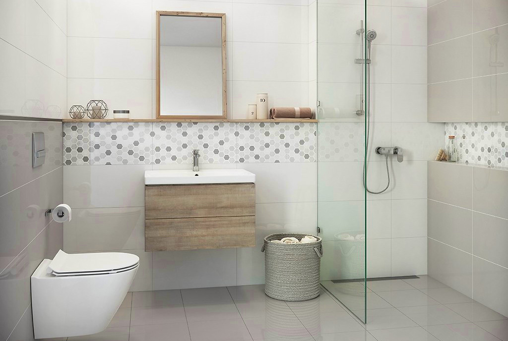 widok na łazienkę w luksusowym apartamencie do sprzedaży Grudziądz