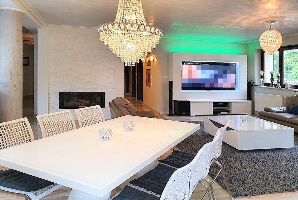 prestiżowy, nowoczesny salon w ekskluzywnym apartamencie do sprzedaży Ustroń