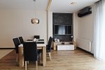 na zdjęciu fragment salonu w luksusowym apartamencie do wynajmu Kraków