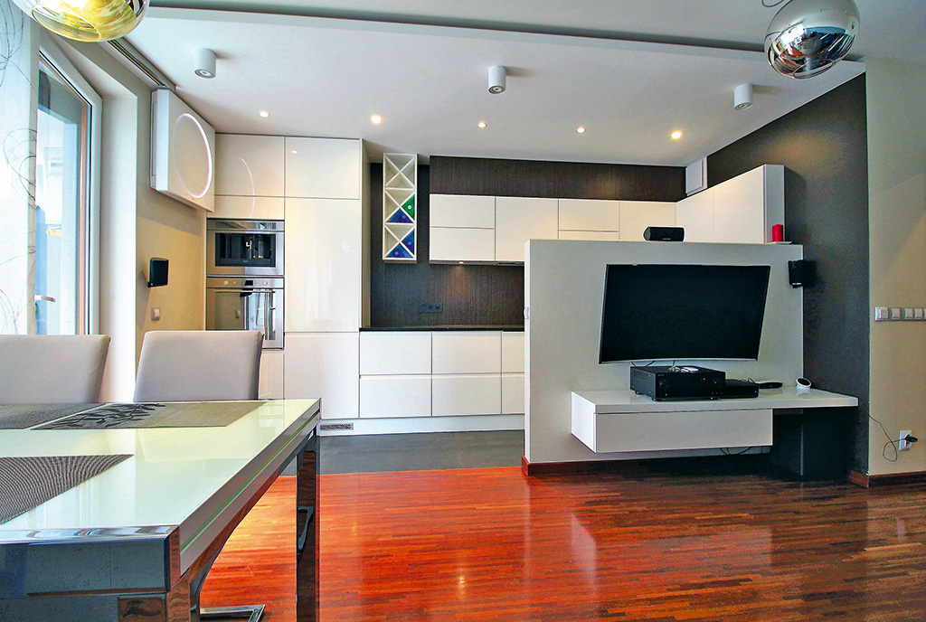 nowoczesne wnętrze ekskluzywnego apartamentu do sprzedaży Kraków