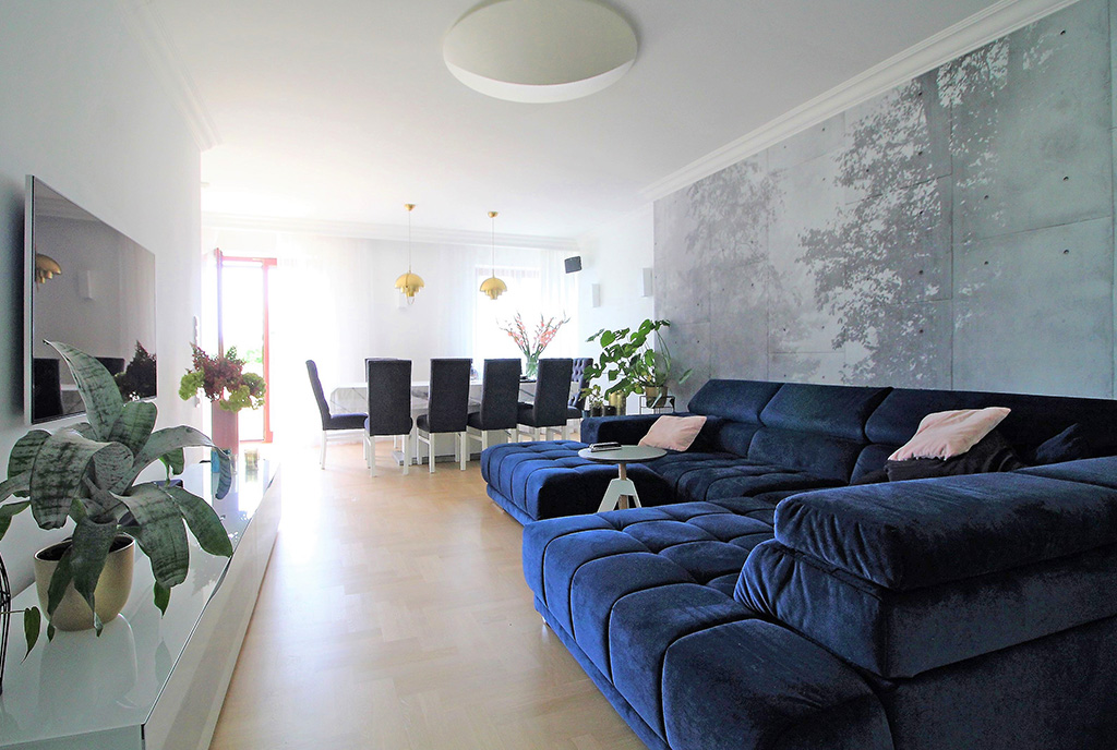 wytworny salon w ekskluzywnym apartamencie do sprzedaży Kraków