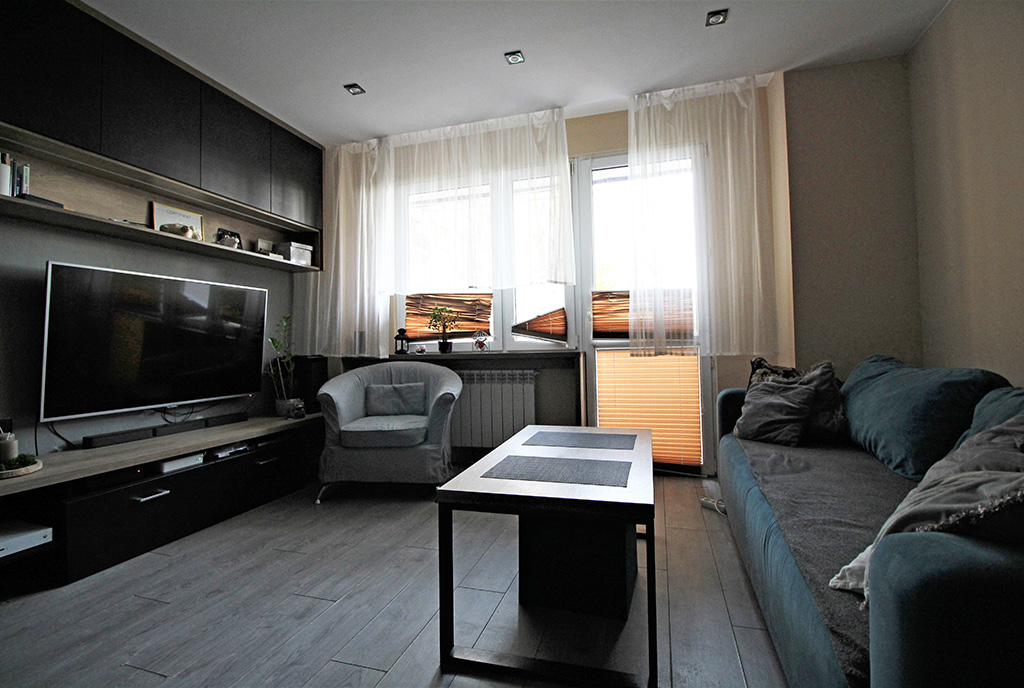 komfortowe wnętrze jednego z pokoi w luksusowym apartamencie do sprzedaży Kraków