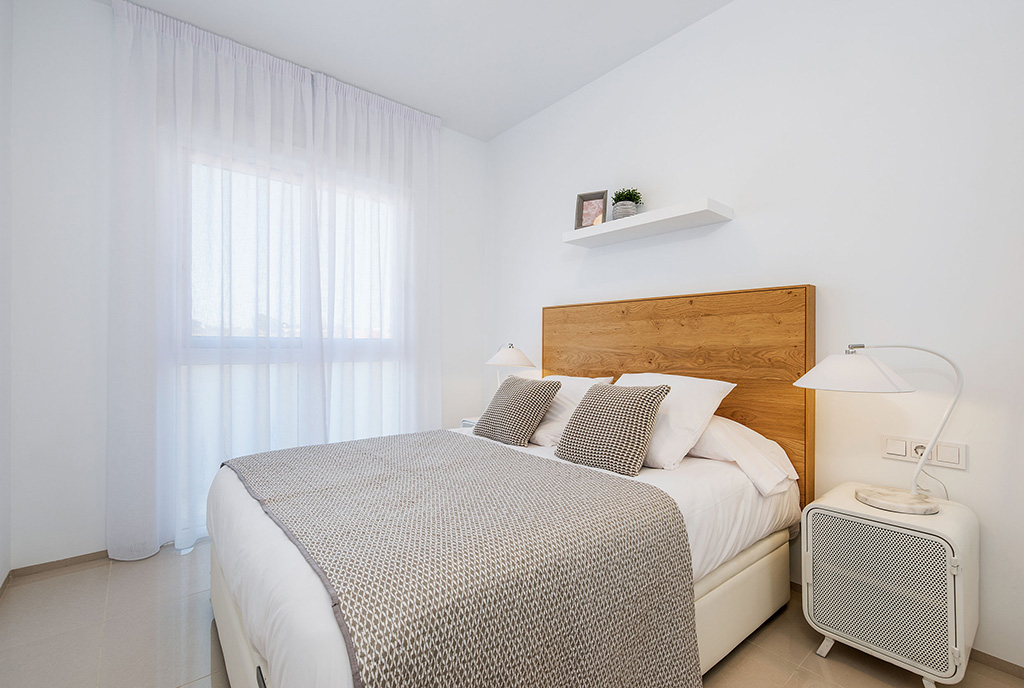 prywatna sypialnia w luksusowym apartamencie do sprzedaży Ciudad Quesad (Hiszpania)