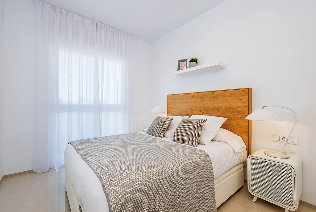 prywatna sypialnia w luksusowym apartamencie na sprzedaż Hiszpania (Ciudad Quesad)