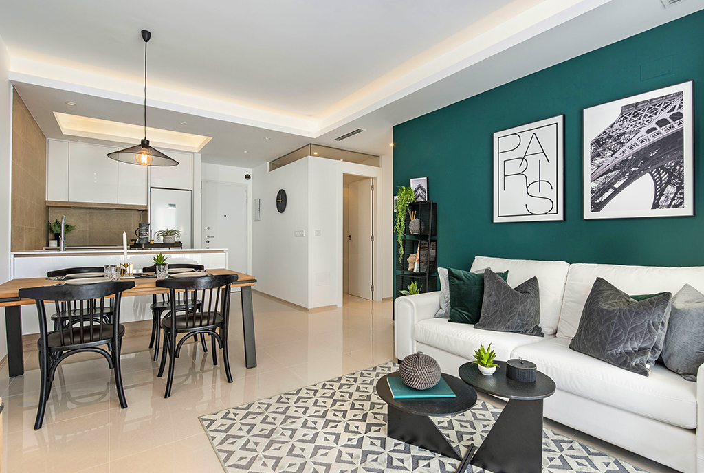 prestiżowy salon w luksusowym apartamencie na sprzedaż Hiszpania (Ciudad Quesad)