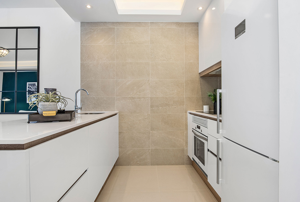 zabudowana kuchnia w ekskluzywnym apartamencie na sprzedaż Hiszpania (Ciudad Quesad)
