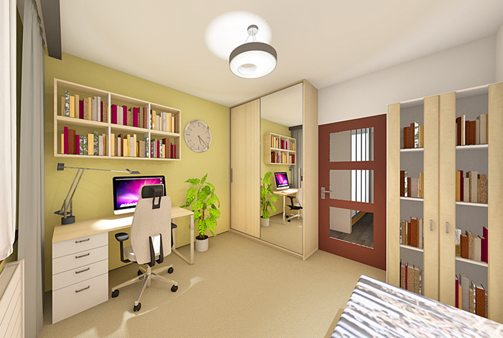 jedne z komfortowych pokoi w luksusowym apartamencie na sprzedaż Łódź