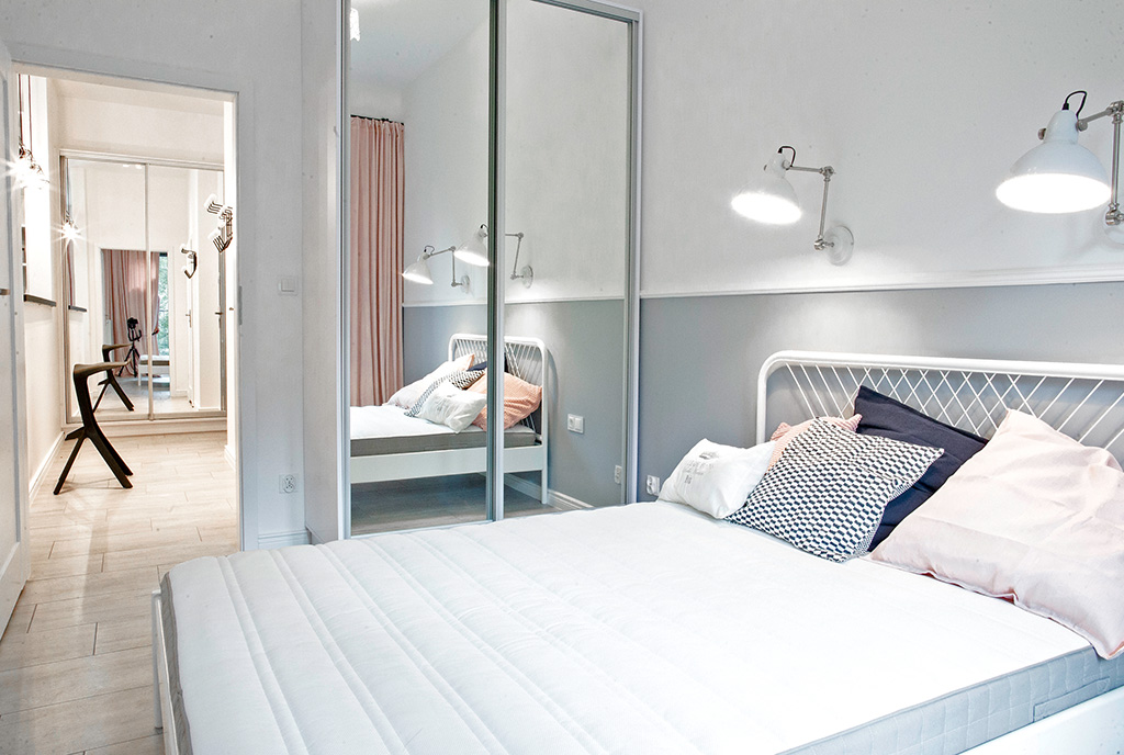prywatna sypialnia w ekskluzywnym apartamencie na wynajem Wrocław