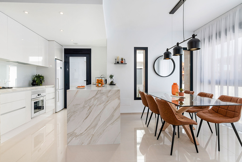 wytworne wnętrze luksusowej willi na sprzedaż Hiszpania (Ciudad Quesad)