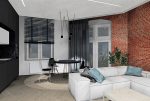 fragment komfortowego salonu w luksusowym apartamencie na sprzedaży Szczecin