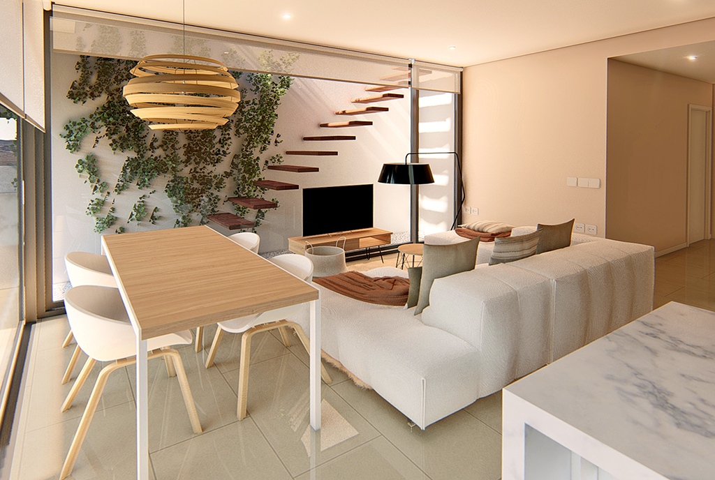 prestiżowy, elegancki salon w luksusowym apartamencie do sprzedaży Hiszpania (Mar de Cristal)