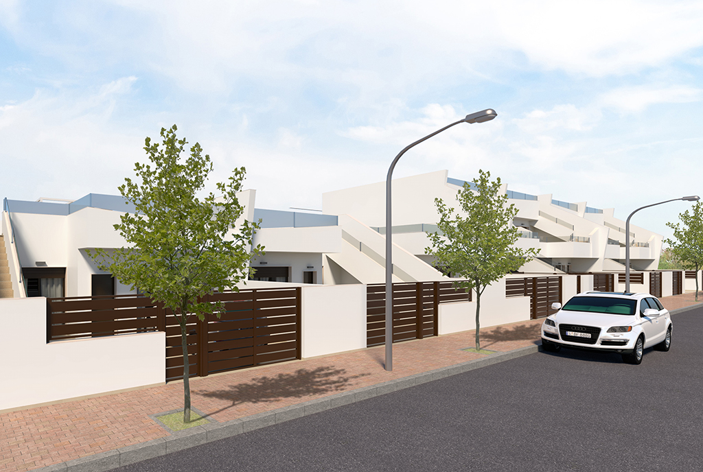 widok od strony ulicy na luksusową willę na sprzedaż Hiszpania (San Pedro Del Pinata)