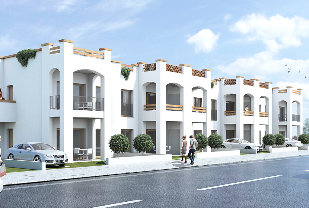 widok od strony ulicy na apartamentowiec, w którym znajduje się oferowany do sprzedaży ekskluzywny apartament do sprzedaży Hiszpania (Lorca)